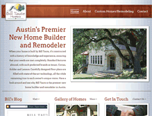 Tablet Screenshot of billtautehomes.com